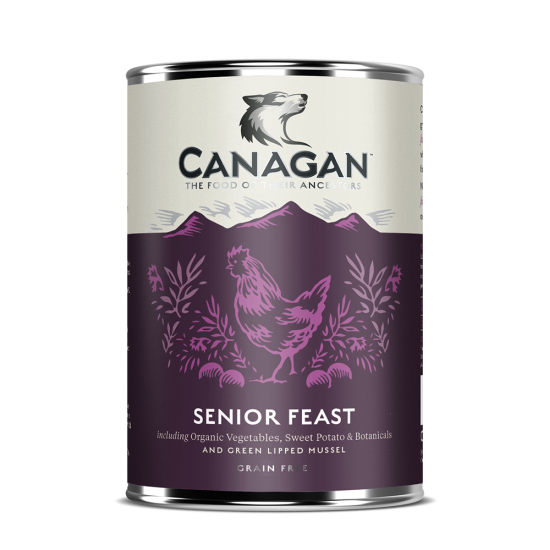 CANAGAN ΚΟΝΣΕΡΒΑ ΣΚΥΛΟΥ SENIOR FEAST 400gr