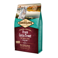 CARNILOVE FRESH ΚΥΠΡΙΝΟΣ & ΠΕΣΤΡΟΦΑ (Στειρωμένες γάτες) 2kg