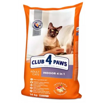 CLUB 4 PAWS 4 in 1 για ΕΝΗΛΙΚΕΣ ΓΑΤΕΣ με ΚΟΤΟΠΟΥΛΟ 1kg CLUB 4 PAWS 4 in 1 για ΕΝΗΛΙΚΕΣ ΓΑΤΕΣ με ΚΟΤΟΠΟΥΛΟ 1kg