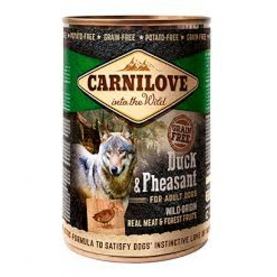 CARNILOVE ΚΟΝΣΕΡΒΑ ΣΚΥΛΟΥ ΠΑΠΙΑ ΦΑΣΙΑΝΟΣ 400gr