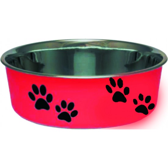 INOX BOWL ΣΚΥΛΟΥ-ΓΑΤΑΣ ΜΕ ΠΑΤΟΥΣΑΚΙΑ 12cm