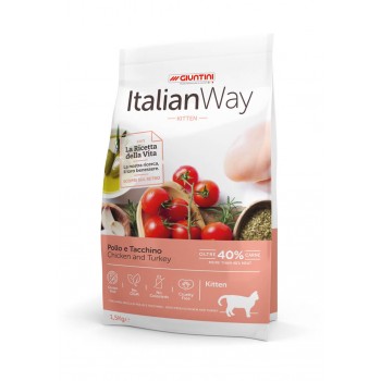 ITALIAN WAY ΓΑΤΑΣ ΚΟΤΟΠΟΥΛΟ ΓΑΛΟΠΟΥΛΑ KITTEN 1,5kg