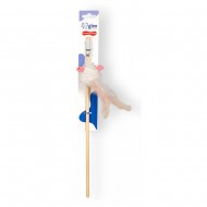 GLEE ΠΑΙΧΝΙΔΙ ΓΑΤΑΣ ΡΑΒΔΙ ΜΕ ΠΟΝΤΙΚΙ & CATNIP 40cm