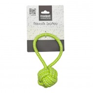 MADPET ΠΑΙΧΝΙΔΙ ΣΚΥΛΟΥ ΣΧOINI ΜΕ ΜΠΑΛΑ & ΛΑΒΗ 6,5X18cm