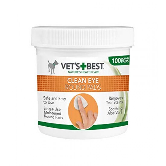 VET'S BEST CLEAN EYE ROUND PADS